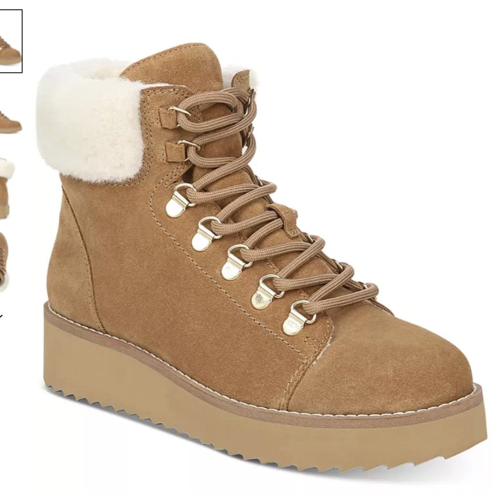 *NEW* Sam Edelman Franc Wedge Shearling Boots